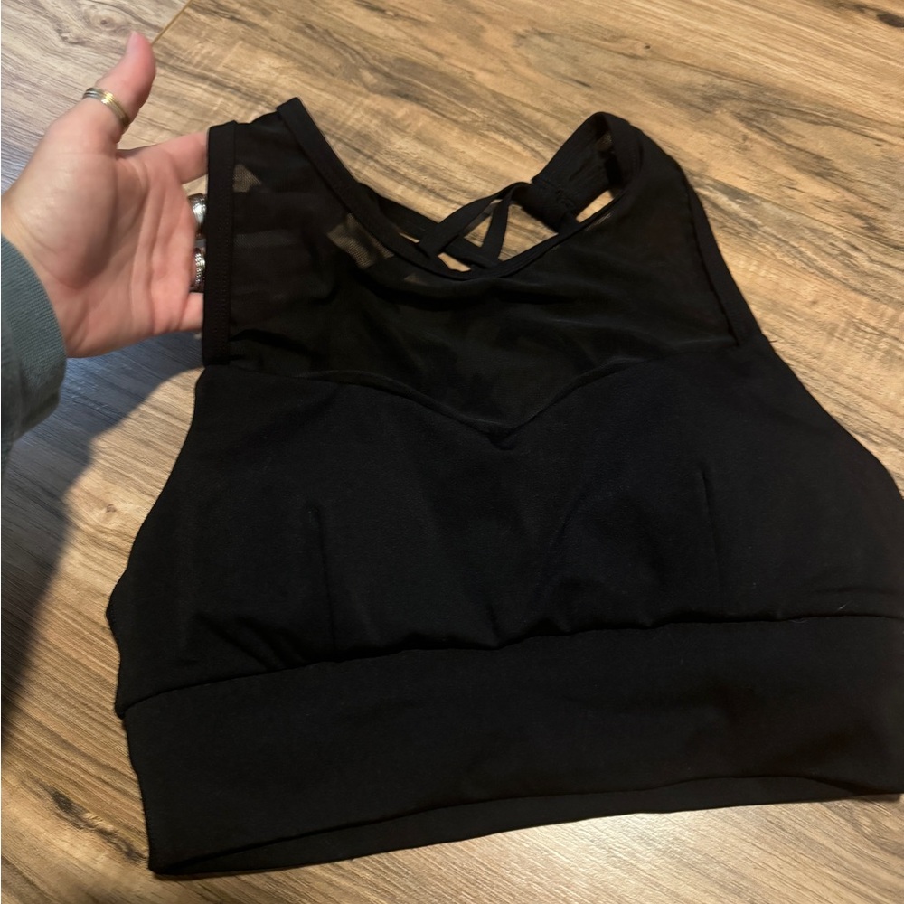 Tavi Noir Black Sports Bra